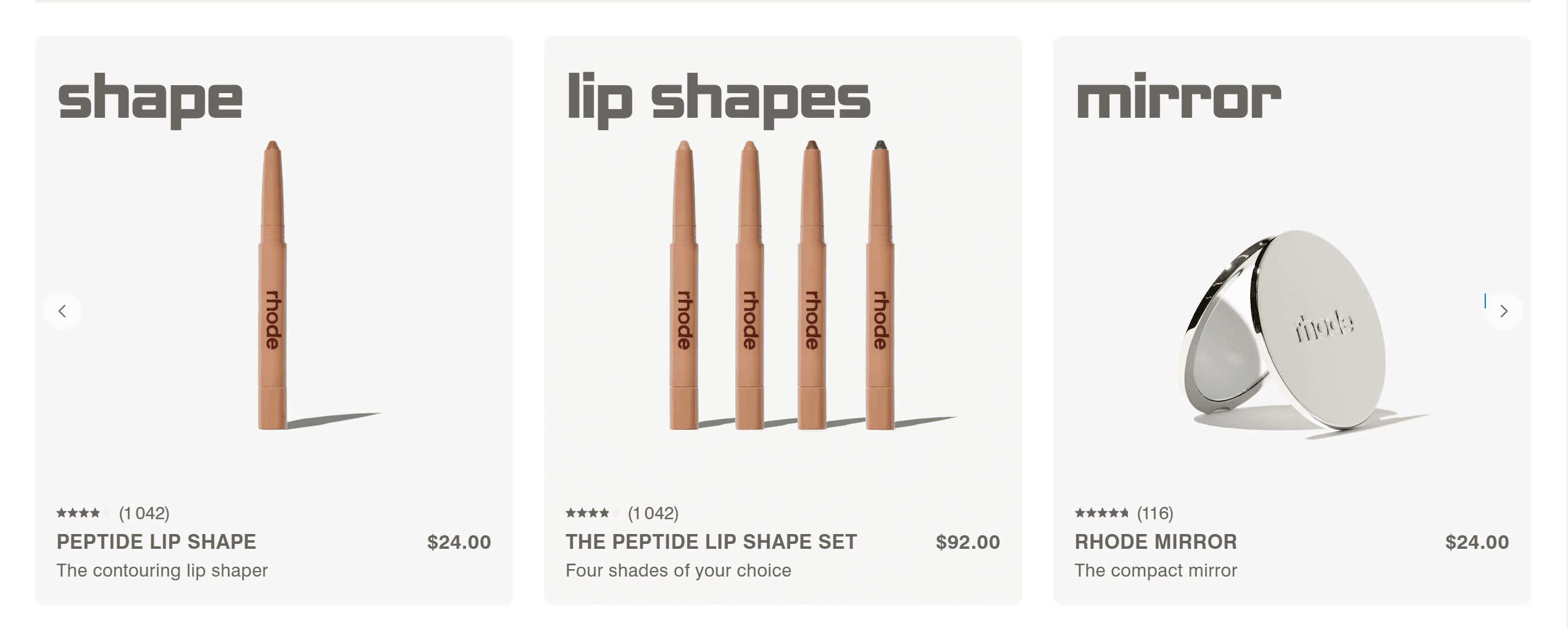 Custom Shopify Section – Product Carousel (Rhode-Inspired)